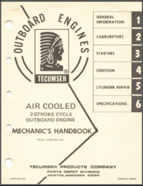 Tecumseh 2-Cycle Outboard Engine Service Manual