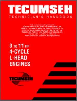 Tecumseh 4-Cycle Engine Service Manual L-Head 3-11hp