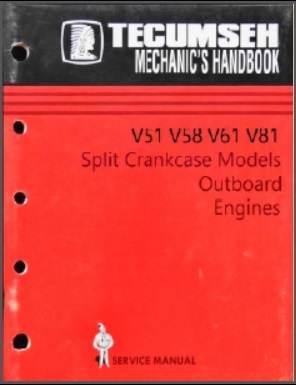 Tecumseh Engine Service Manual v51 v58 v61 v81