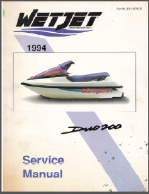 1994 WetJet Duo 200 Service Manual